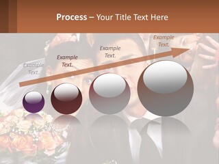 A Group Of People Posing For A Picture PowerPoint Template