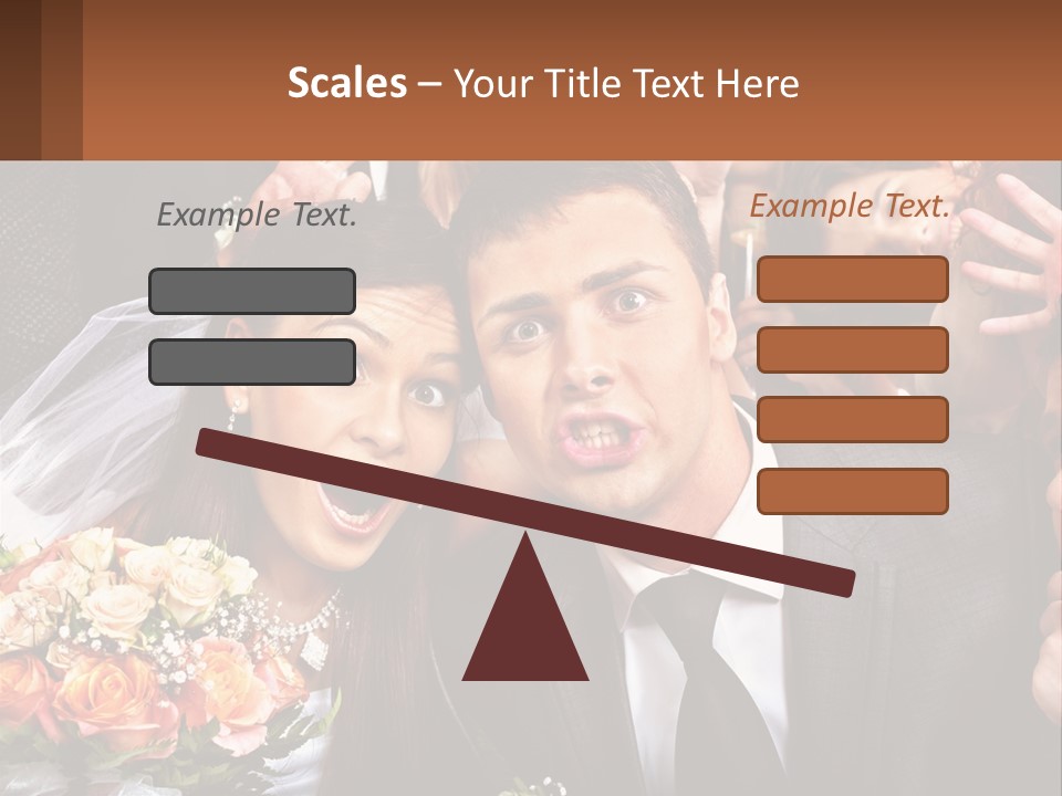 A Group Of People Posing For A Picture PowerPoint Template