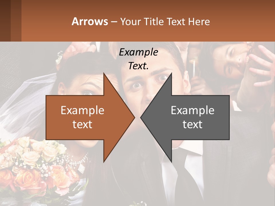 A Group Of People Posing For A Picture PowerPoint Template