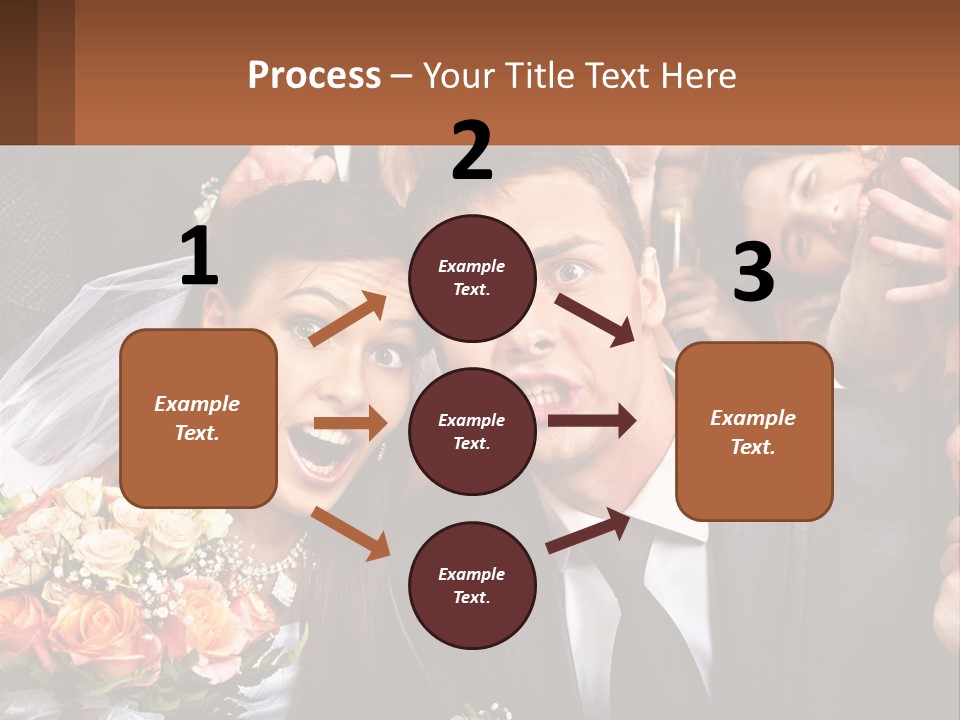 A Group Of People Posing For A Picture PowerPoint Template