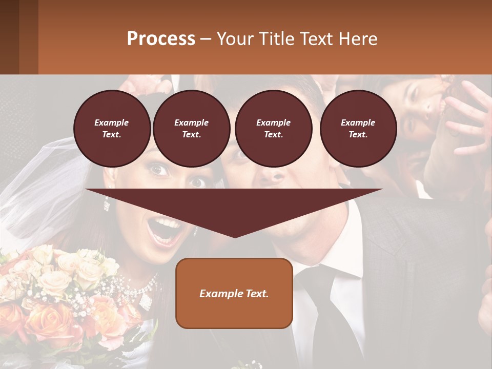 A Group Of People Posing For A Picture PowerPoint Template