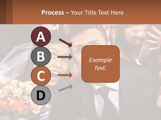 A Group Of People Posing For A Picture PowerPoint Template