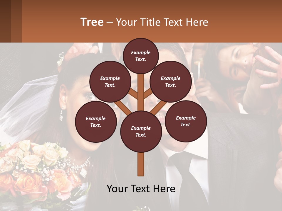 A Group Of People Posing For A Picture PowerPoint Template