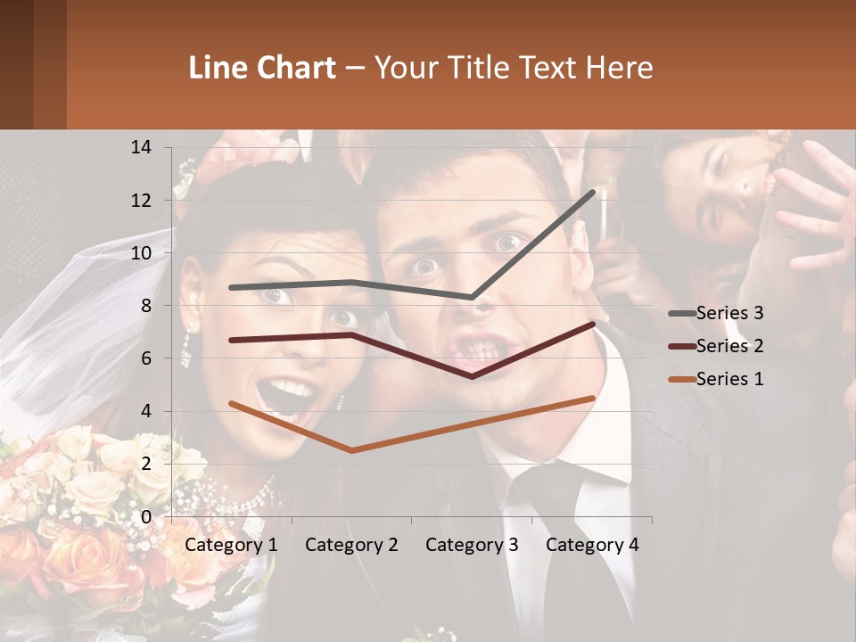 A Group Of People Posing For A Picture PowerPoint Template