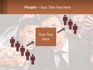 A Group Of People Posing For A Picture PowerPoint Template