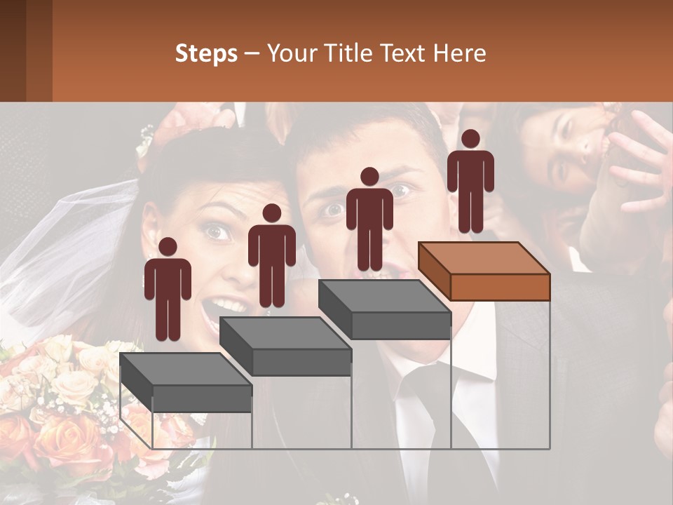 A Group Of People Posing For A Picture PowerPoint Template
