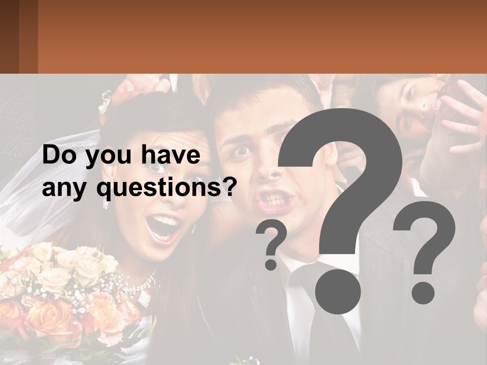 A Group Of People Posing For A Picture PowerPoint Template