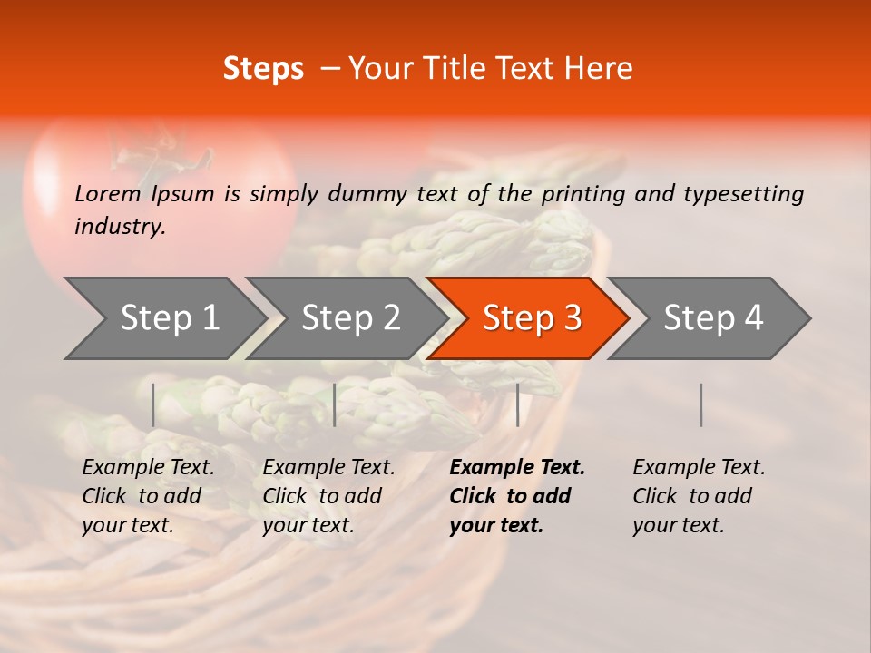 A Basket Filled With Vegetables On Top Of A Wooden Table PowerPoint Template