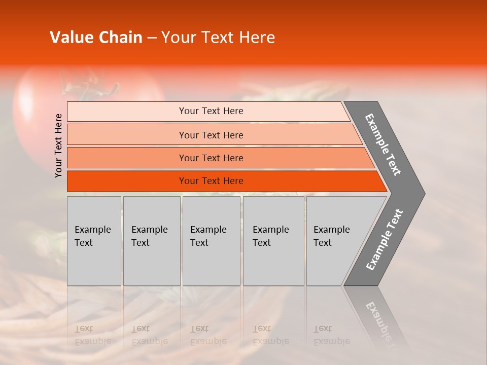 A Basket Filled With Vegetables On Top Of A Wooden Table PowerPoint Template