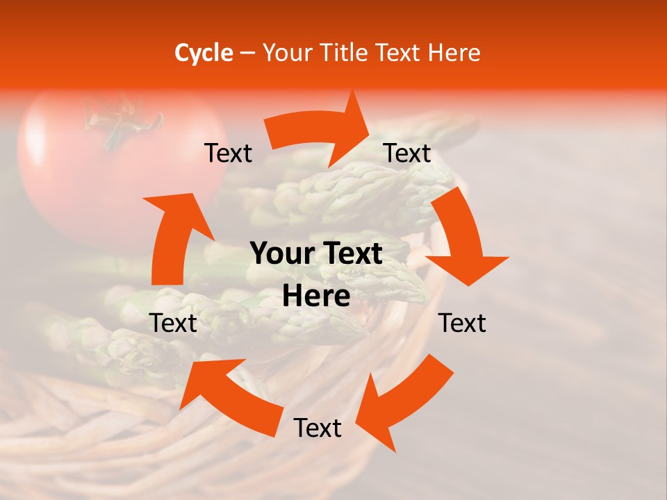 A Basket Filled With Vegetables On Top Of A Wooden Table PowerPoint Template