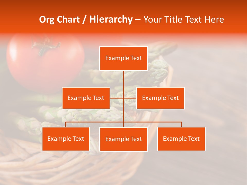 A Basket Filled With Vegetables On Top Of A Wooden Table PowerPoint Template