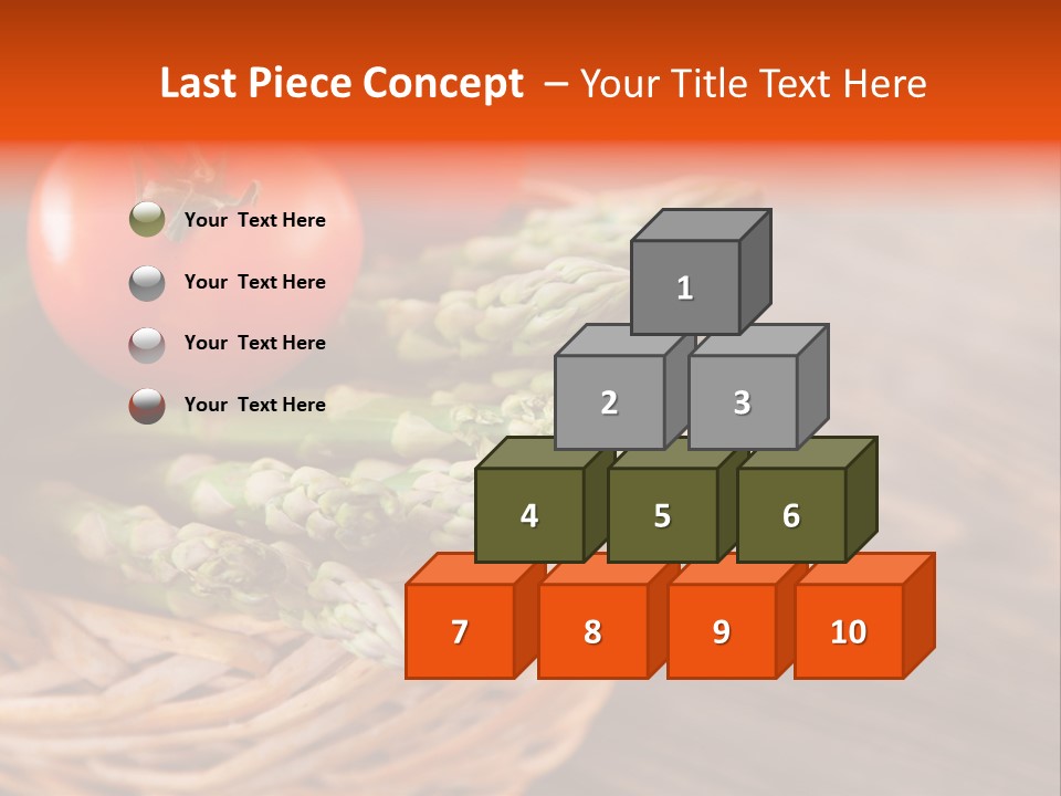 A Basket Filled With Vegetables On Top Of A Wooden Table PowerPoint Template
