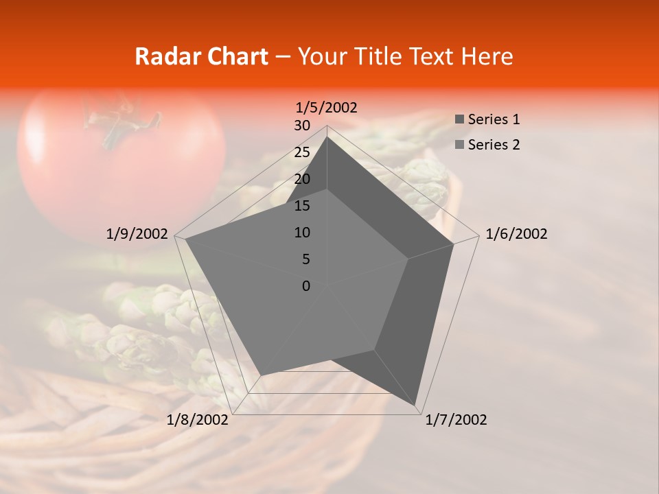A Basket Filled With Vegetables On Top Of A Wooden Table PowerPoint Template