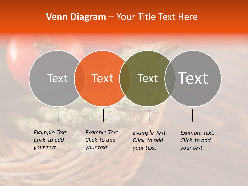 A Basket Filled With Vegetables On Top Of A Wooden Table PowerPoint Template