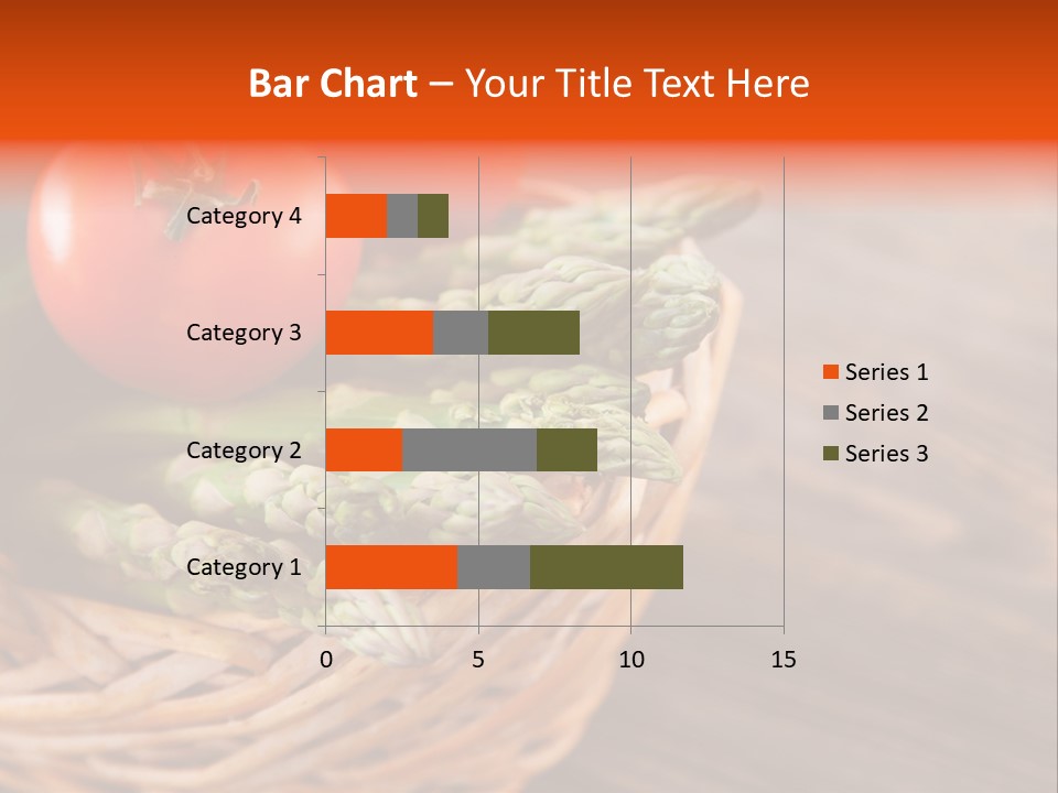 A Basket Filled With Vegetables On Top Of A Wooden Table PowerPoint Template