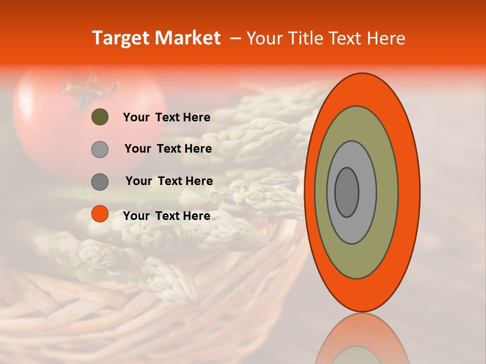 A Basket Filled With Vegetables On Top Of A Wooden Table PowerPoint Template