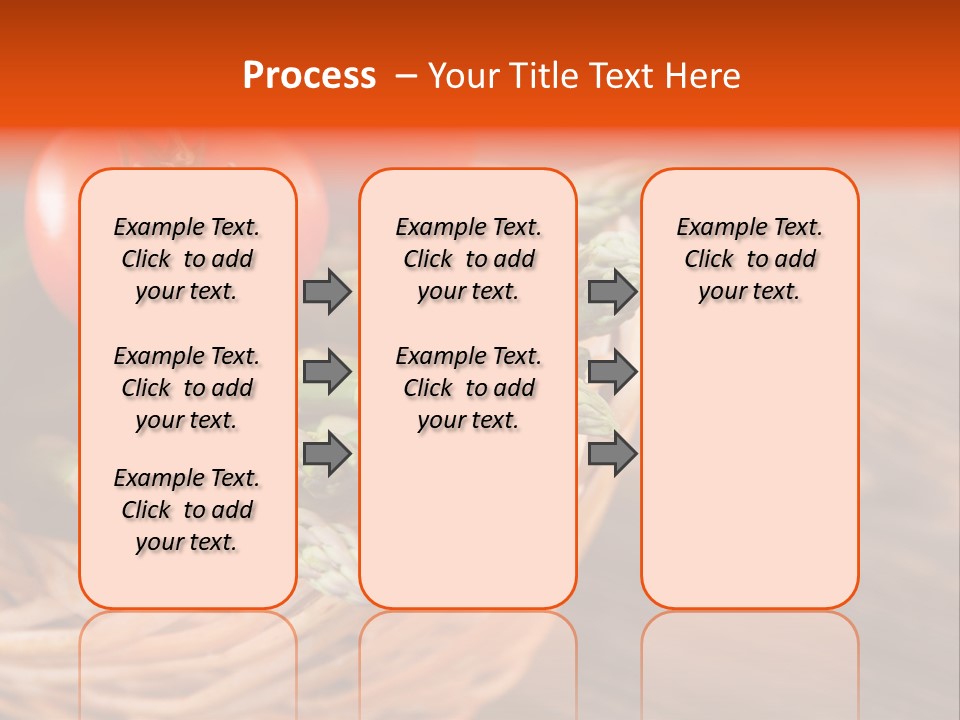 A Basket Filled With Vegetables On Top Of A Wooden Table PowerPoint Template
