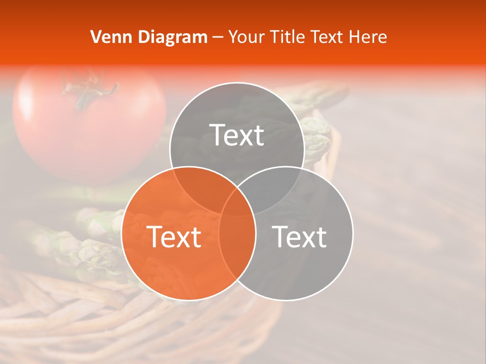 A Basket Filled With Vegetables On Top Of A Wooden Table PowerPoint Template
