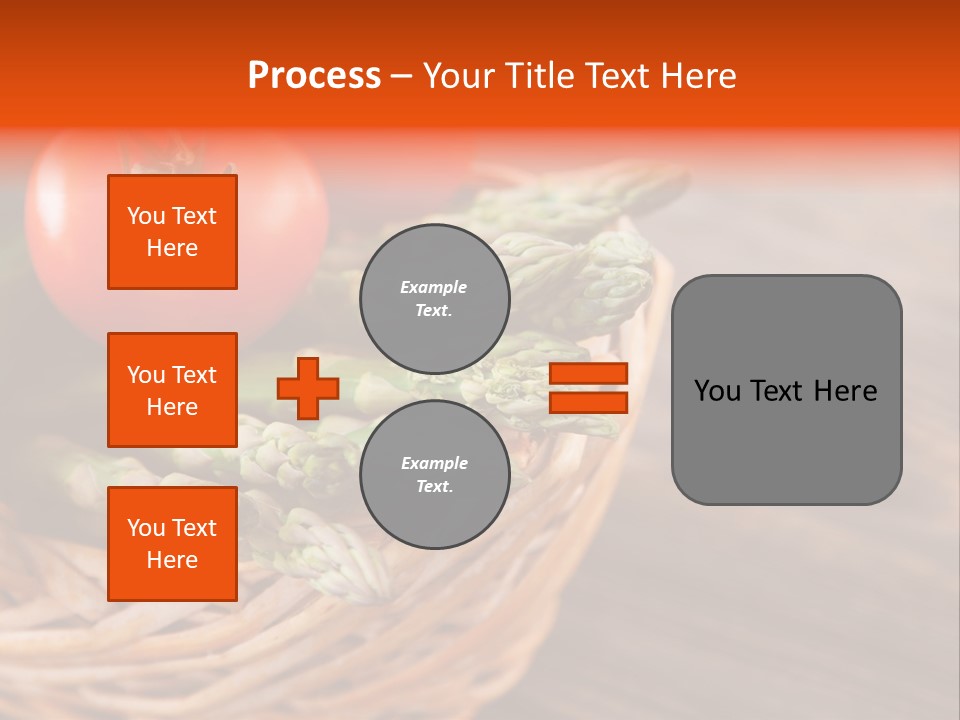 A Basket Filled With Vegetables On Top Of A Wooden Table PowerPoint Template