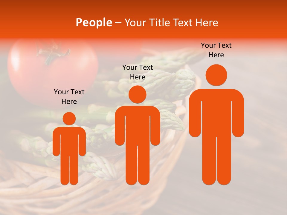 A Basket Filled With Vegetables On Top Of A Wooden Table PowerPoint Template