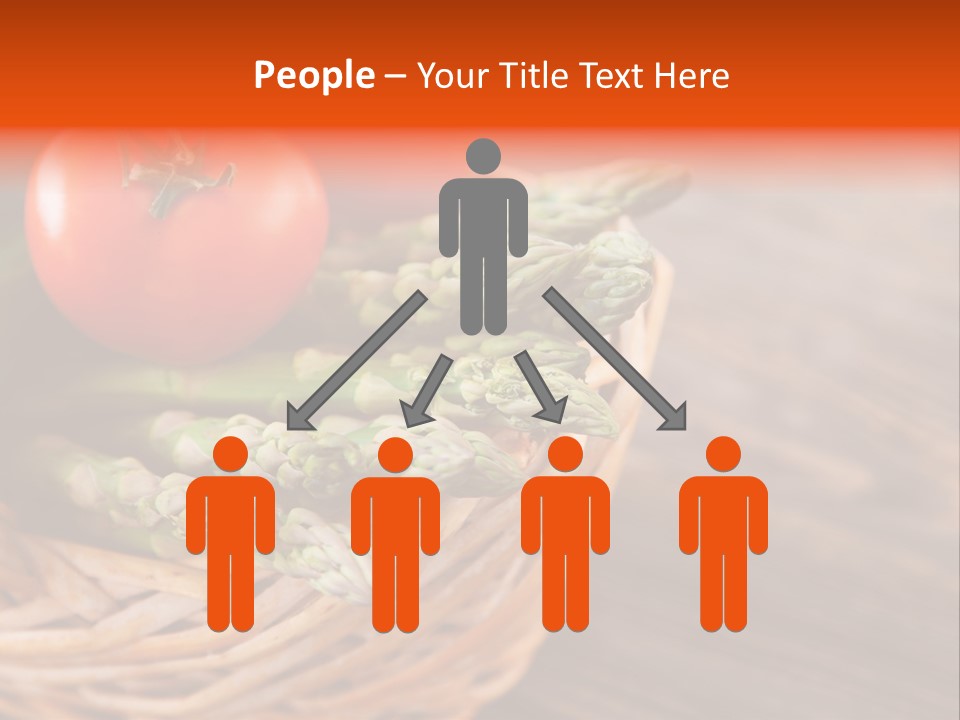 A Basket Filled With Vegetables On Top Of A Wooden Table PowerPoint Template
