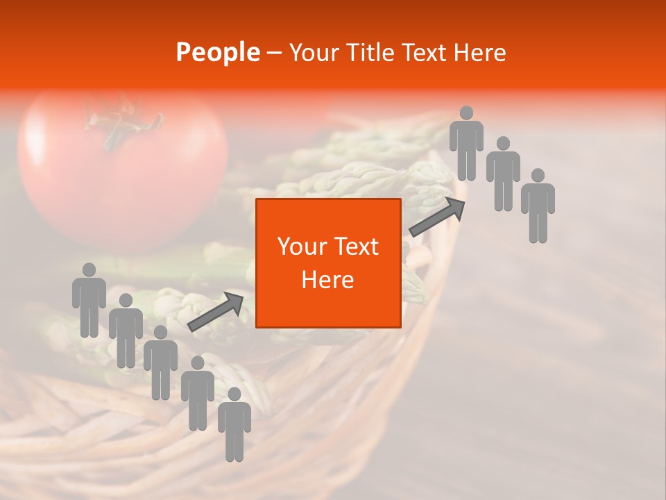 A Basket Filled With Vegetables On Top Of A Wooden Table PowerPoint Template