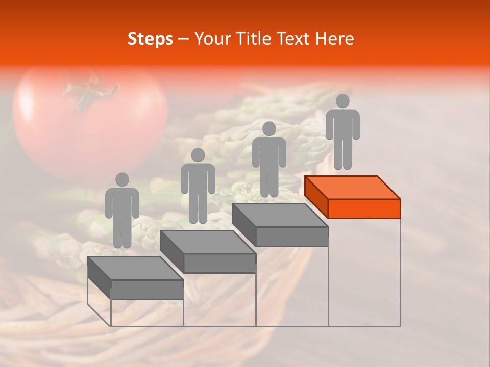 A Basket Filled With Vegetables On Top Of A Wooden Table PowerPoint Template