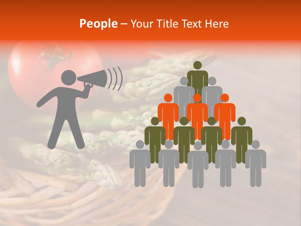 A Basket Filled With Vegetables On Top Of A Wooden Table PowerPoint Template