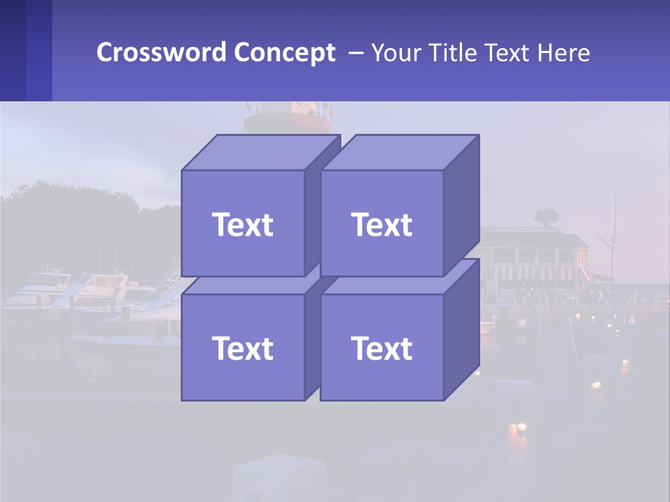 A Red And White Light House Sitting On Top Of A Body Of Water PowerPoint Template