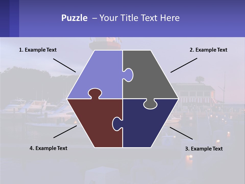 A Red And White Light House Sitting On Top Of A Body Of Water PowerPoint Template