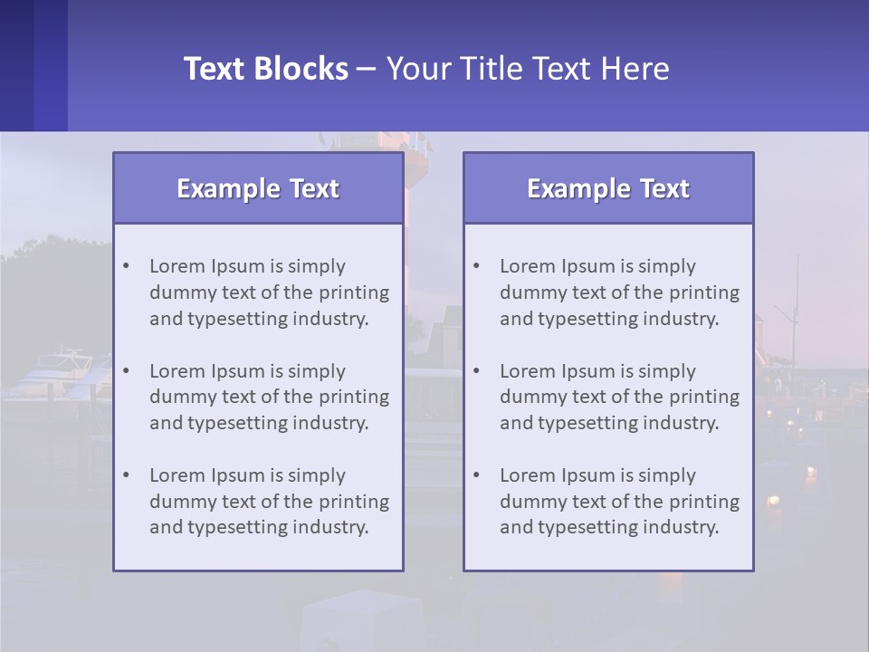 A Red And White Light House Sitting On Top Of A Body Of Water PowerPoint Template