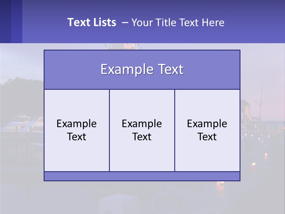 A Red And White Light House Sitting On Top Of A Body Of Water PowerPoint Template