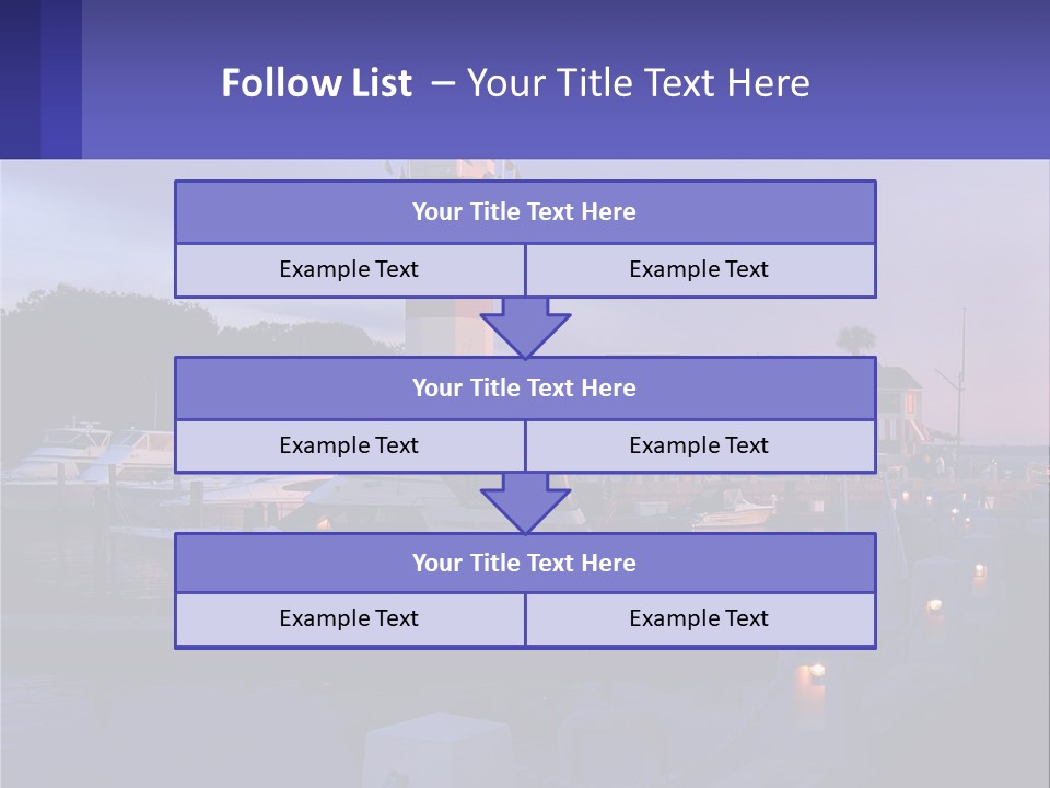 A Red And White Light House Sitting On Top Of A Body Of Water PowerPoint Template