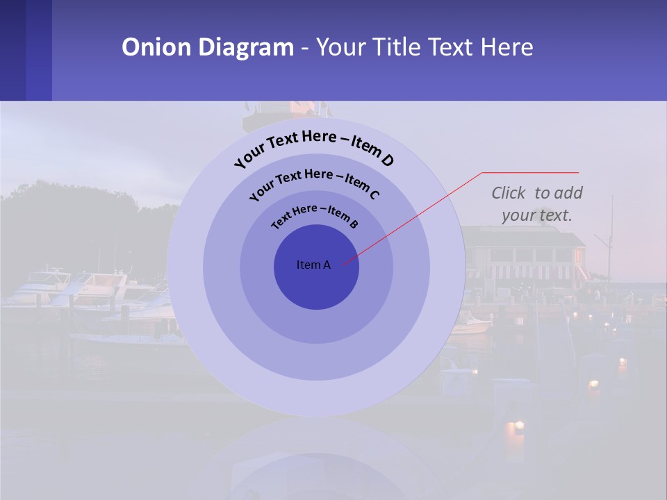 A Red And White Light House Sitting On Top Of A Body Of Water PowerPoint Template