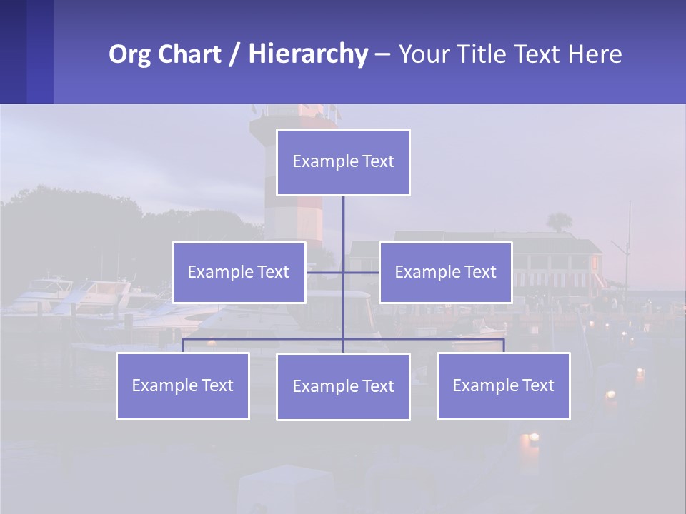 A Red And White Light House Sitting On Top Of A Body Of Water PowerPoint Template