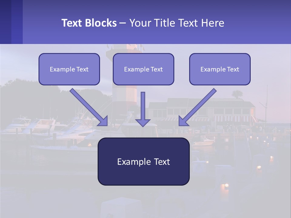 A Red And White Light House Sitting On Top Of A Body Of Water PowerPoint Template