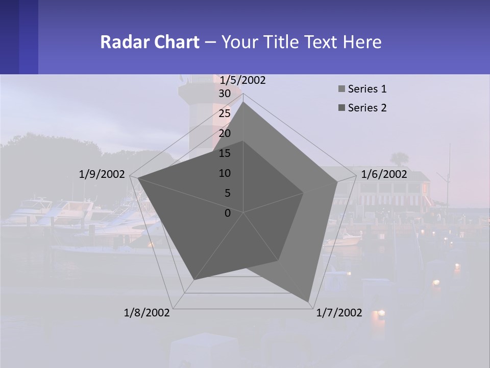 A Red And White Light House Sitting On Top Of A Body Of Water PowerPoint Template