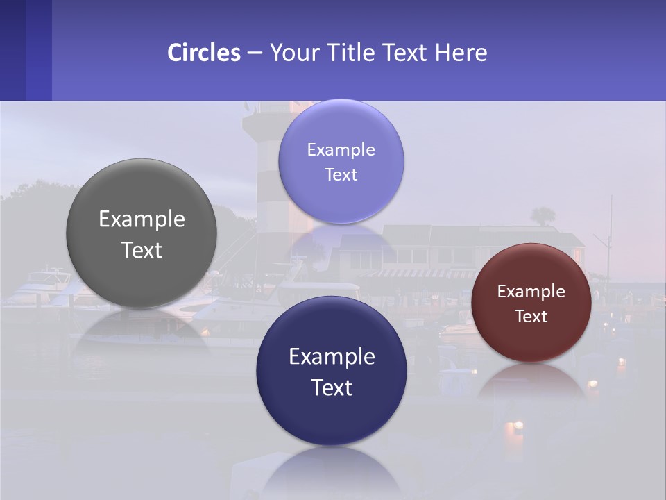 A Red And White Light House Sitting On Top Of A Body Of Water PowerPoint Template