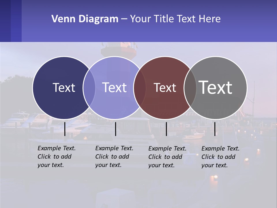 A Red And White Light House Sitting On Top Of A Body Of Water PowerPoint Template