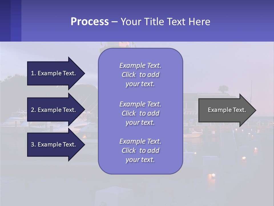 A Red And White Light House Sitting On Top Of A Body Of Water PowerPoint Template