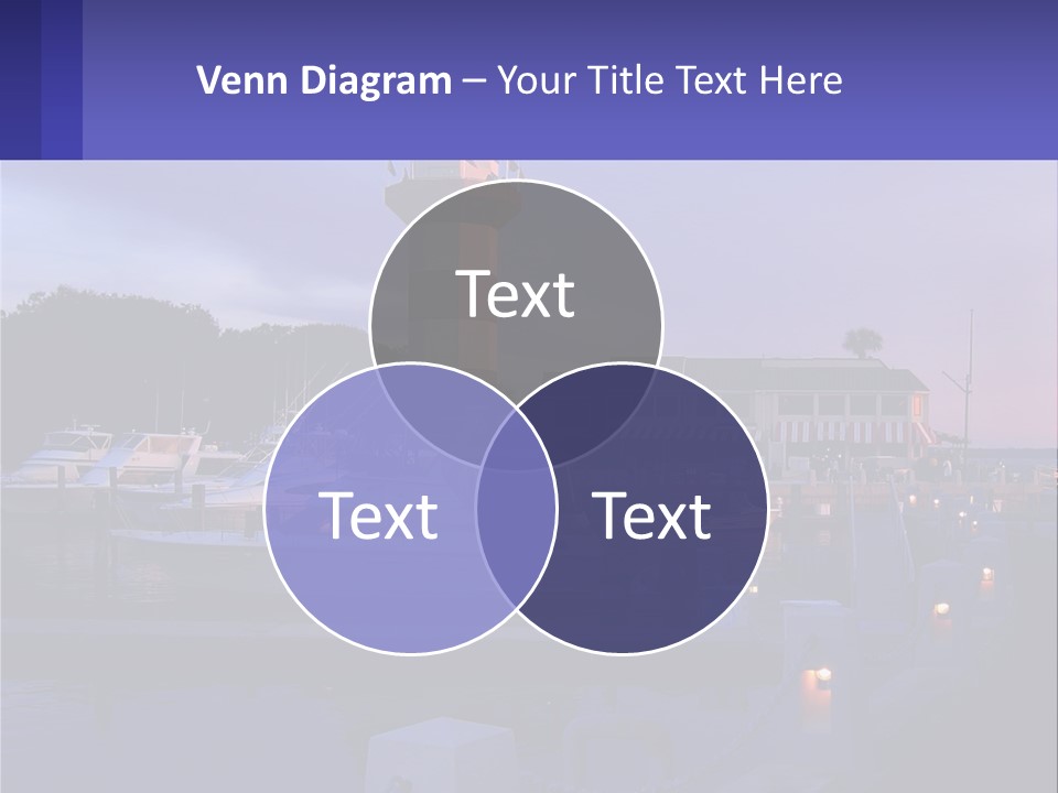 A Red And White Light House Sitting On Top Of A Body Of Water PowerPoint Template