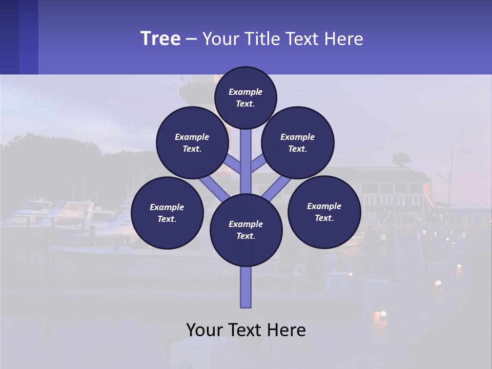 A Red And White Light House Sitting On Top Of A Body Of Water PowerPoint Template