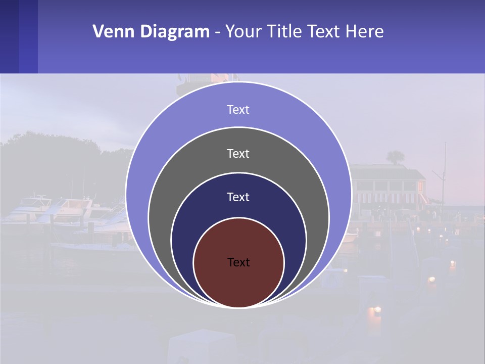 A Red And White Light House Sitting On Top Of A Body Of Water PowerPoint Template