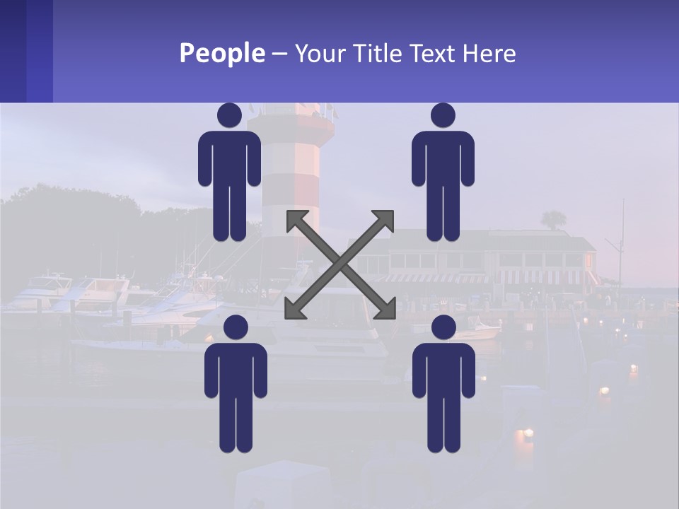 A Red And White Light House Sitting On Top Of A Body Of Water PowerPoint Template