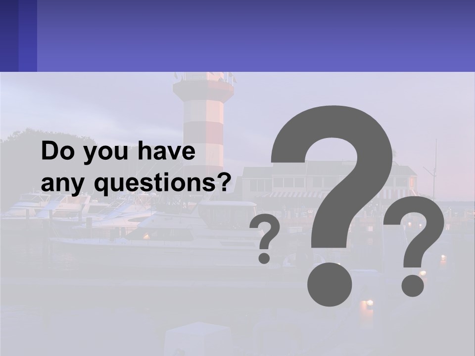 A Red And White Light House Sitting On Top Of A Body Of Water PowerPoint Template