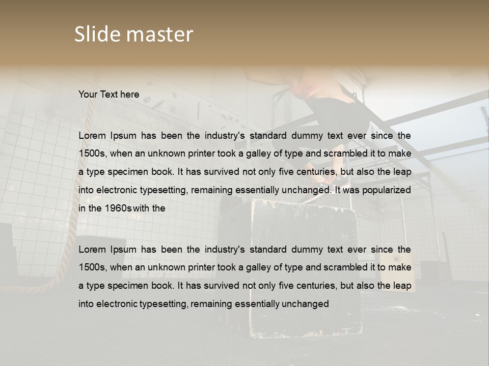 A Woman Performing A Trick On A Skateboard PowerPoint Template