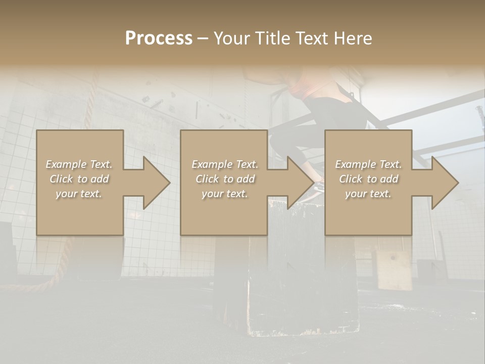 A Woman Performing A Trick On A Skateboard PowerPoint Template