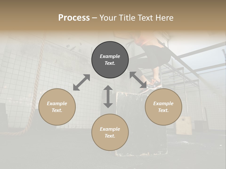 A Woman Performing A Trick On A Skateboard PowerPoint Template