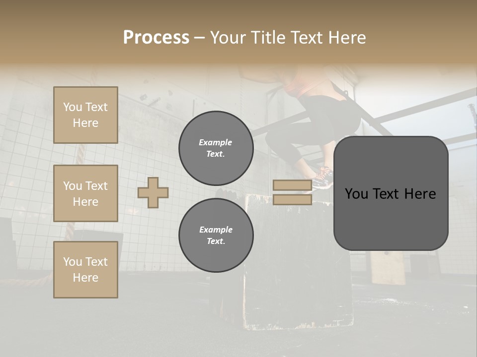 A Woman Performing A Trick On A Skateboard PowerPoint Template