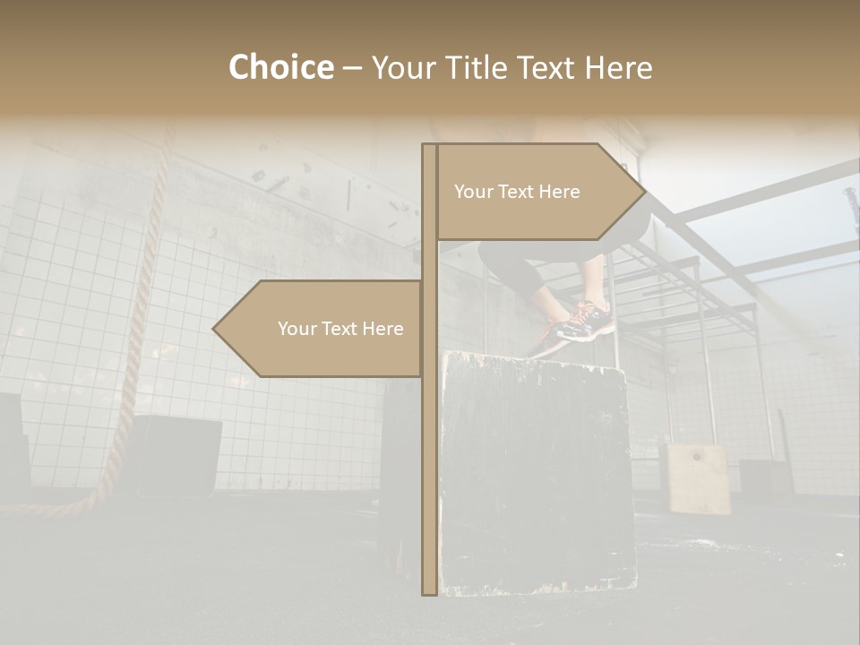 A Woman Performing A Trick On A Skateboard PowerPoint Template